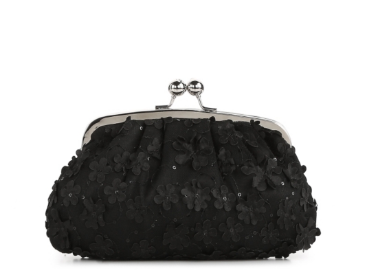 Lulu Townsend Daisy Frame Lace Clutch
