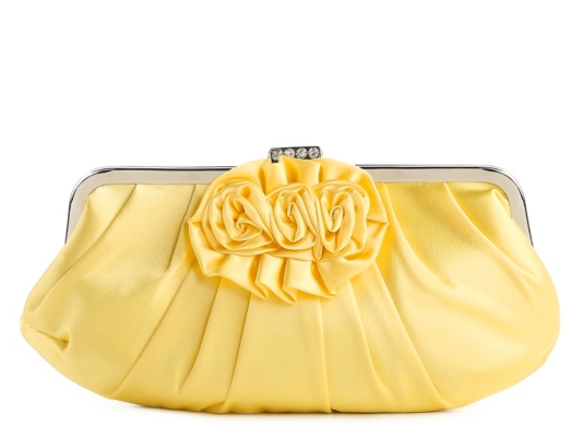 Lulu Townsend Center Flower Clutch