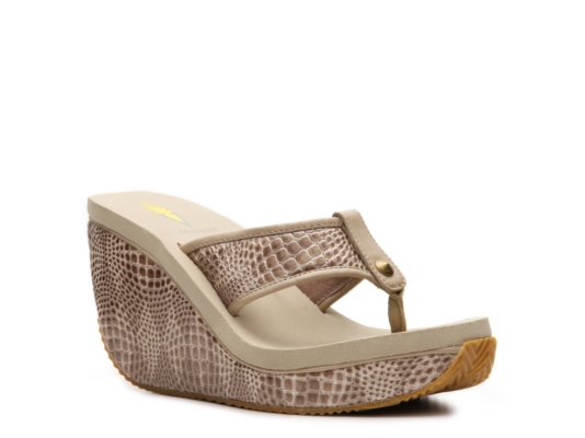 Volatile Spiced Wedge Sandal