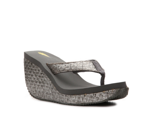 Volatile Delectable Wedge Sandal