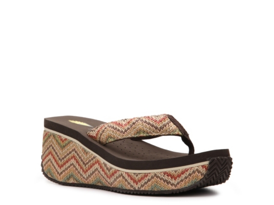 Volatile Fervor Wedge Sandal