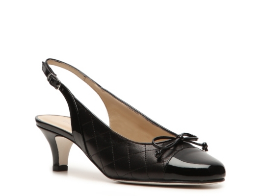 Rangoni by Amalfi Gaeta Leather Slingback Pump
