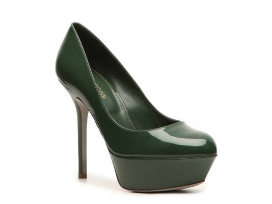 Sergio Rossi Patent Leather Platform Pump