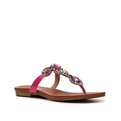 flat sandals with sparkles