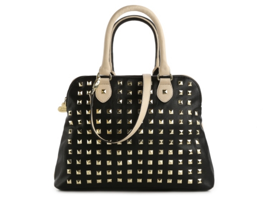 Betsey Johnson Spring Studded Dome Satchel