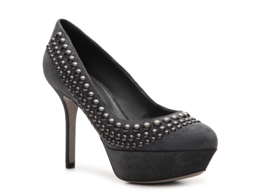 Sergio Rossi Suede Studded Pump