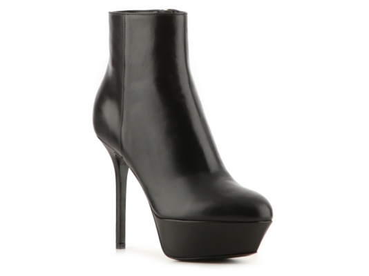 Sergio Rossi Leather Platform Bootie