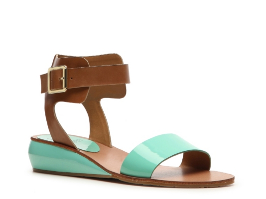 Kelsi Dagger Genna Two-Toned Wedge Sandal
