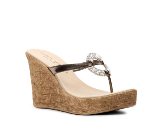 Made in California by Callisto Ringer Wedge Sandal