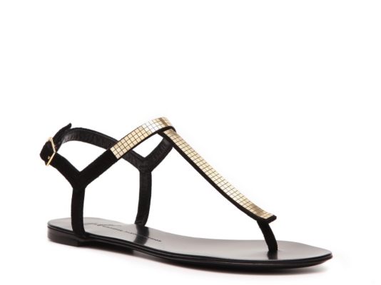 Giuseppe Zanotti Suede Plated Sandal