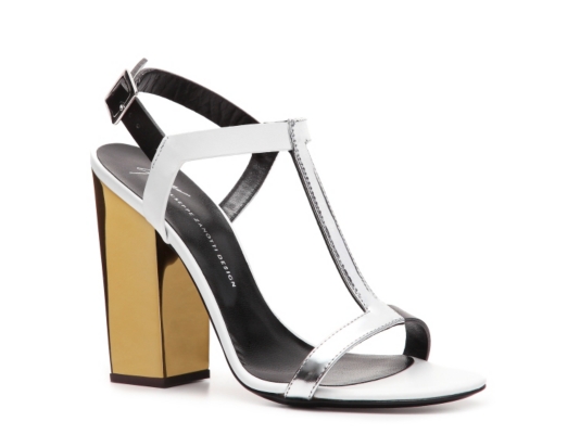 Giuseppe Zanotti Metallic Leather Sandal