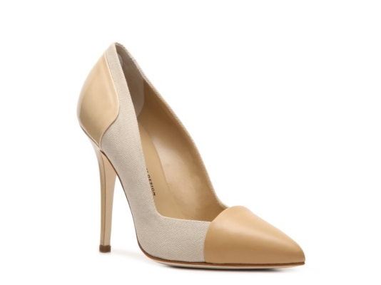 Giuseppe Zanotti Leather & Canvas Pump