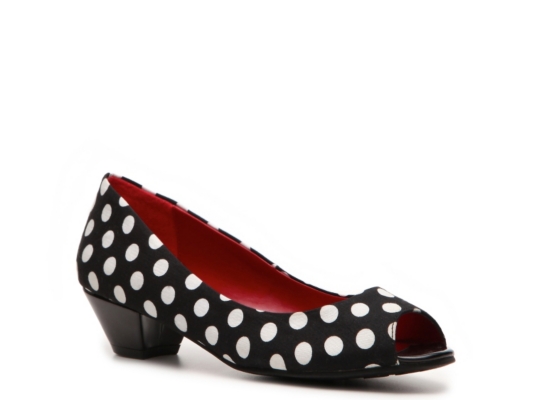 CL by Laundry Home Run Polka Dot Pump