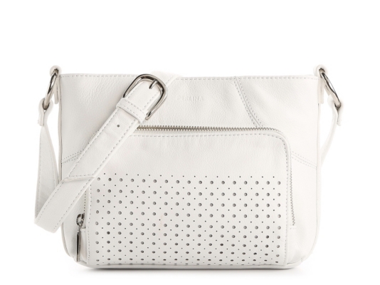 Perlina Farah Leather Cross Body Bag