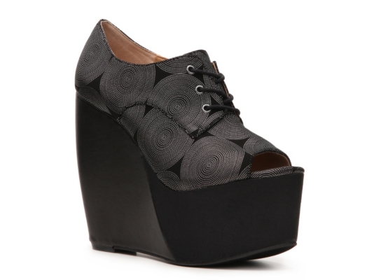 Penny Loves Kenny Niley Printed Wedge Bootie
