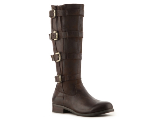 Two Lips Jealous Wide Calf Riding Boot