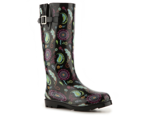 Poppie Jones Pizzaz Paisley Rain Boot