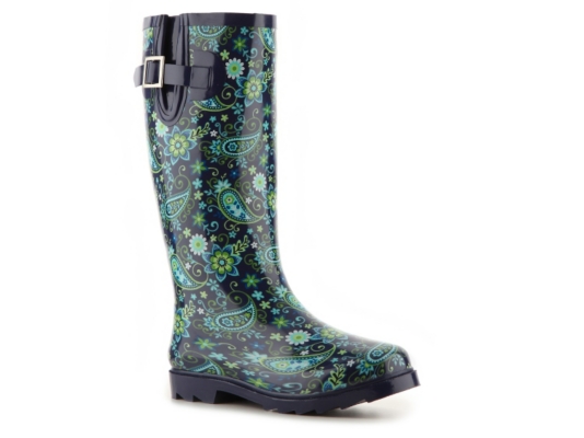 Poppie Jones French Blue Rain Boot