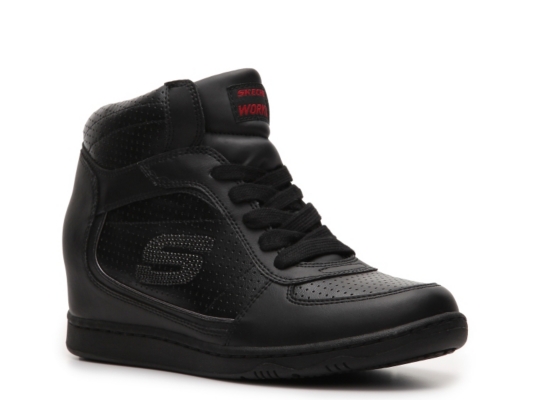 Skechers Work Three Wedge Sneaker