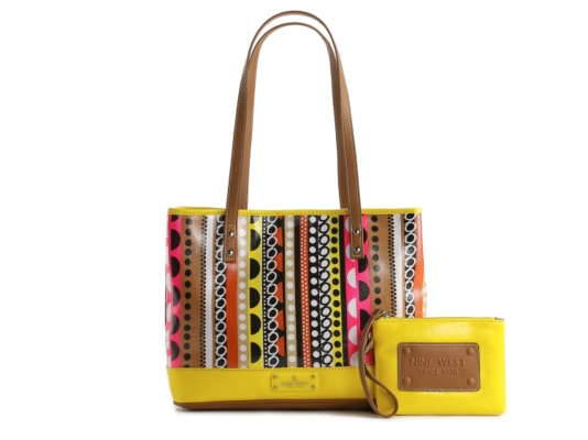 Nine West Printed Can't Stop Shopper Tote