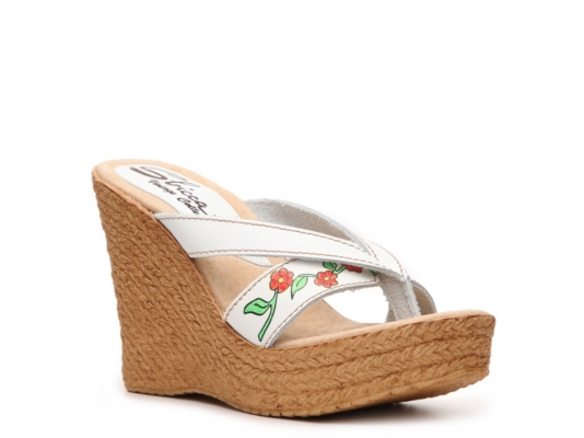 Sbicca Bark Wedge Sandal