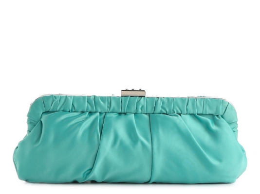 Lulu Townsend Frame Clutch with Ruche Top
