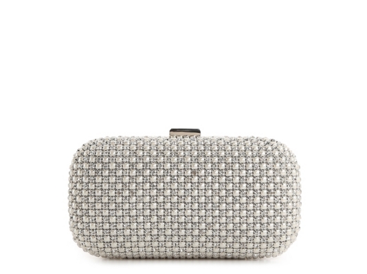 Lulu Townsend Pearl Front Minaudiere Clutch