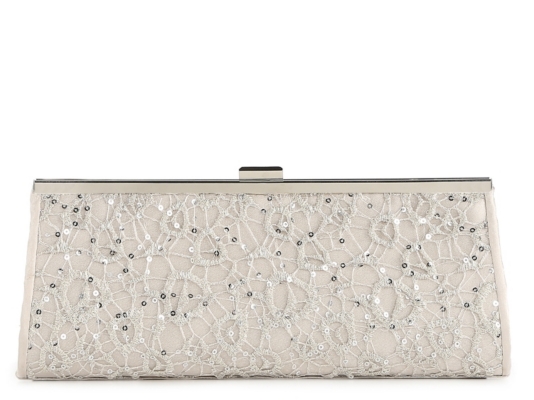 Lulu Townsend Lace Frame Clutch