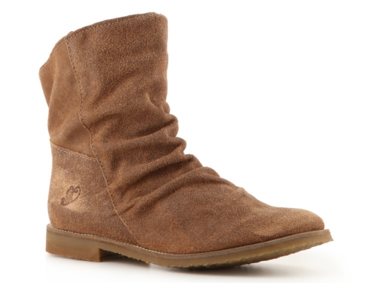 Felmini Leather Rouched Bootie