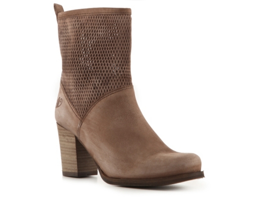 Felmini Leather Perforated Bootie