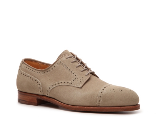 Ralph Lauren Collection Prestbury Suede Cap Toe Oxford