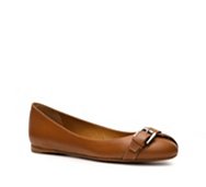 Ralph Lauren Collection Tiana Leather Buckle Flat