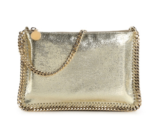 Stella McCartney Metallic Crackle Clutch