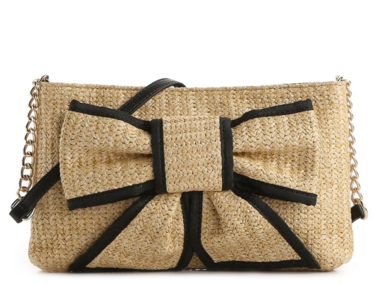 Poppie Jones Straw Box Cross Body Bag