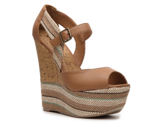 Qupid Collide-01 Wedge Sandal