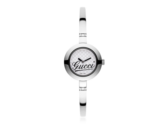 Gucci Women's 105 Series Silver Stainless Steel Bangle Watch