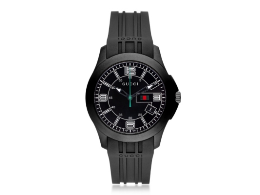 Gucci Men's Timeless Brown Rubber Sport Watch