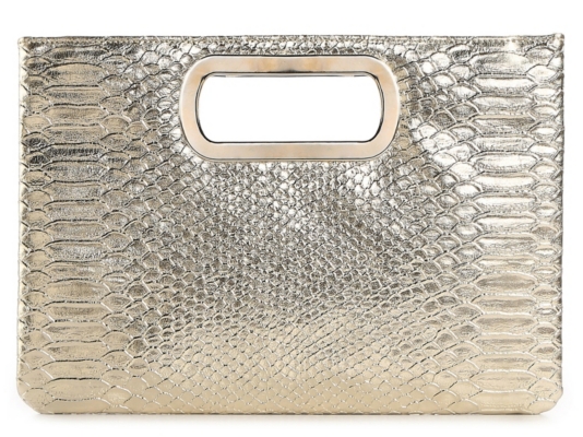 Lulu Townsend Snake Skin Clutch