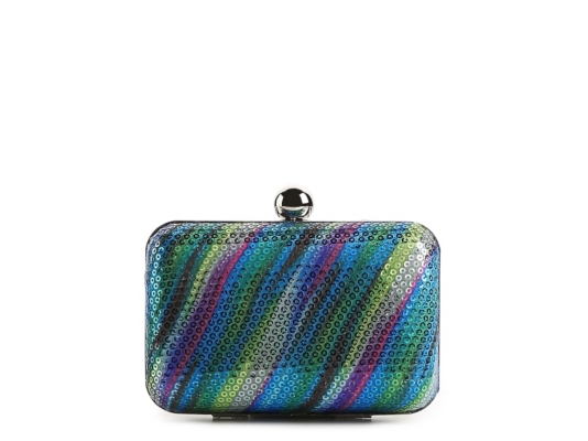 Lulu Townsend Sequin Pattern Munaudiere Clutch