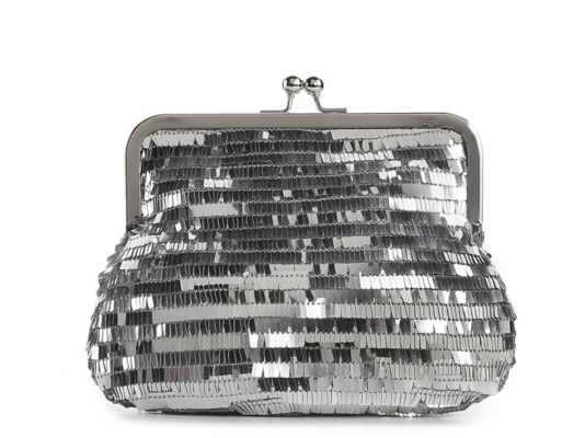 Lulu Townsend Sequin Frame Clutch