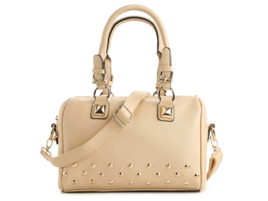 Poppie Jones Studded Bowler Satchel