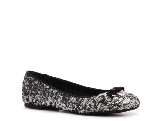 Dolce & Gabbana Sequin Bow Flat