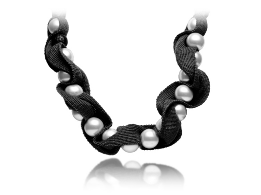 Lanvin Pearl Woven Necklace