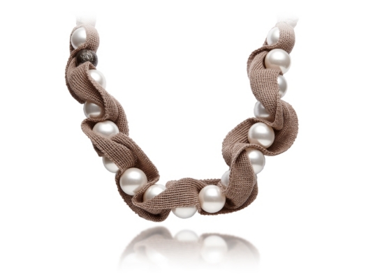 Lanvin Pearl Woven Necklace