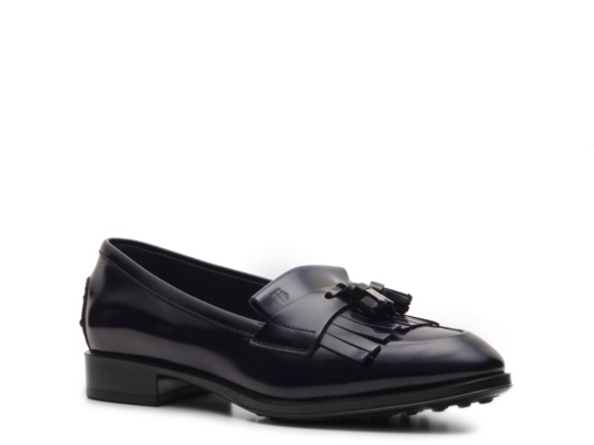 Tod's Leather Kiltie Loafer