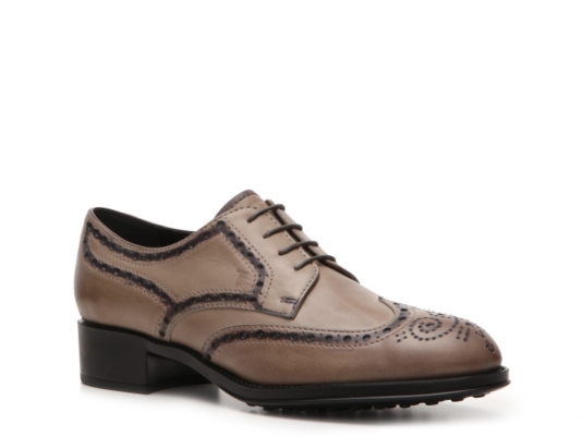 Tod's Leather Wingtip Oxford