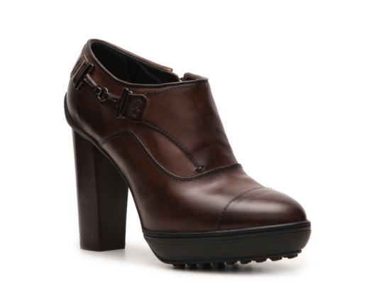 Tod's Leather Platform Bootie