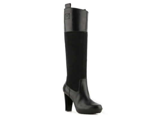 Tod's Suede & Leather Platform Boot