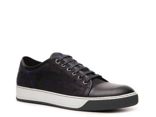 Lanvin Distressed Leather Sneaker