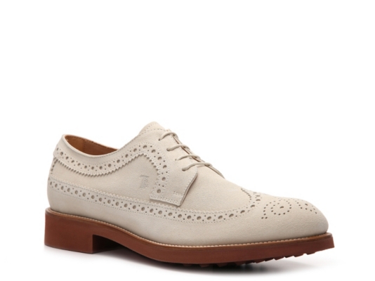 Tod's Suede Wingtip Oxford